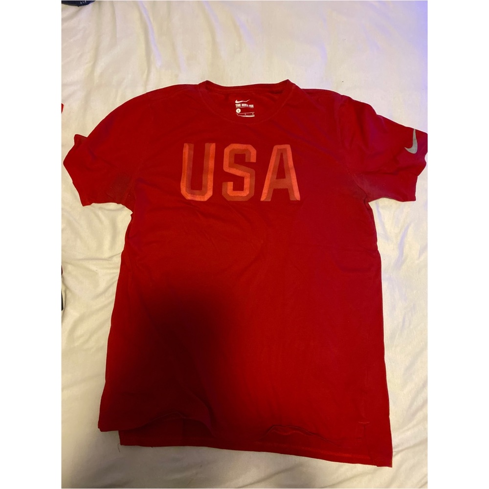 Nike Team USA Shirt - (L) Red